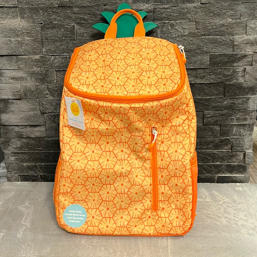 20 can pineapple backpack cooler